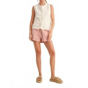 NEW &MERCI edith sweater vest in ivory